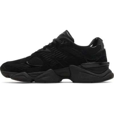 New Balance 9060 Triple Black Patent 01