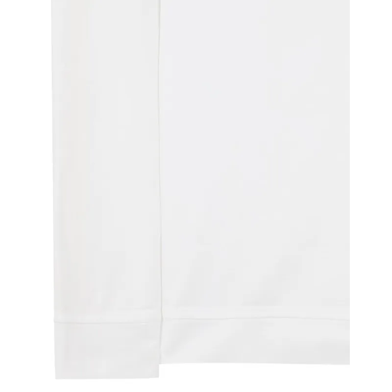 STONE ISLAN* GARMENT DYED CREW NECK SWEAT White