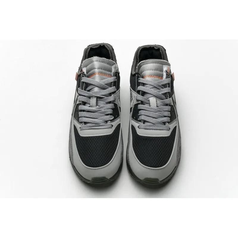 pk god batch nike air max 90 off-white grey