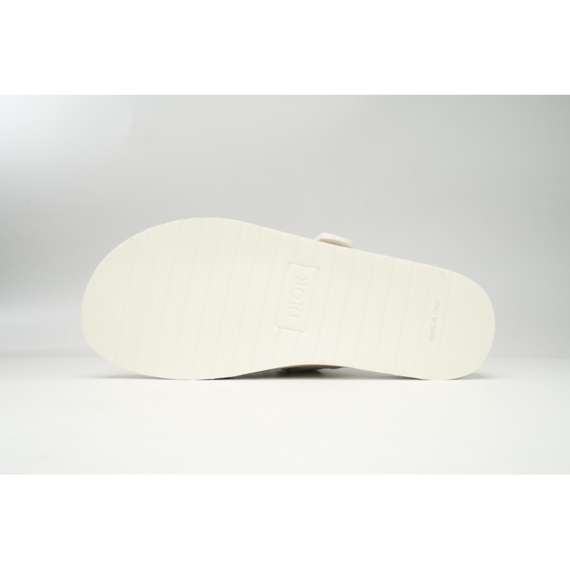PK God Batch Dior Alpha Sandals oblique All White 3SA081YYV H060