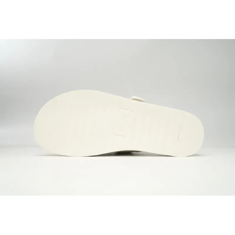 PK God Batch Dior Alpha Sandals oblique All White 3SA081YYV H060