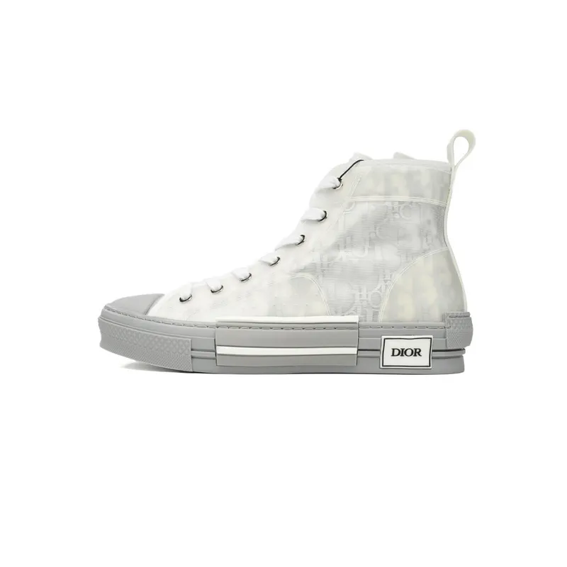 PK God Batch Dior B23 HT Oblique Transparency High Silver Ash