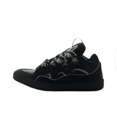 Lanvin Curb Sneaker Black Grey FM-SKRK11-REFL-P2210 01
