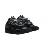 Lanvin Curb Sneaker Black Grey FM-SKRK11-REFL-P2210