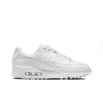 PK God Batch Nike Air Max 90 Leather Triple White  02