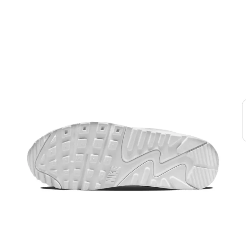 pk god batch nike air max 90 leather triple white