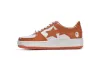 A Bathing Ape Bape Sta Low White Orange 1H70-191-001