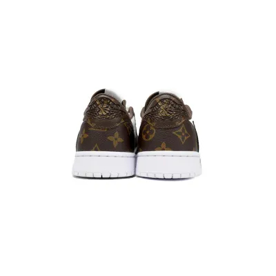 PK God Batch Air Jordan 1 Low cut LV Brown DL2403-002 02