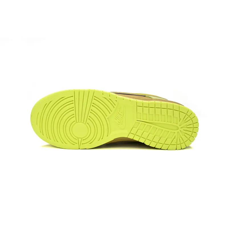 pk god batch concepts × nike dunk sb fluorescent yellow lobster bv1310-566