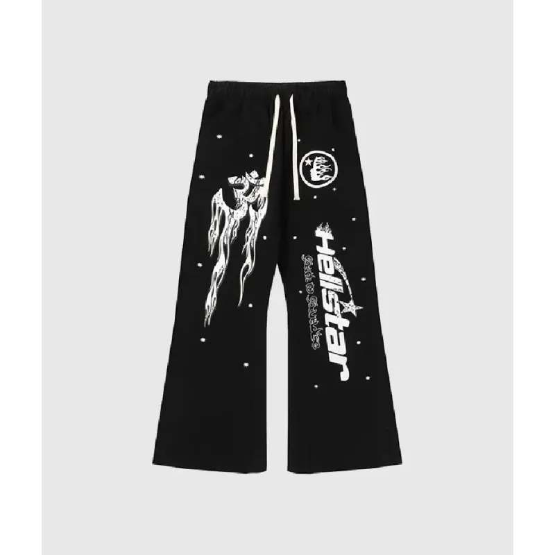 H*lst*r studios records tracksuit black（full set）