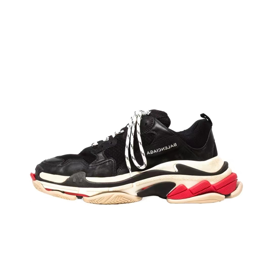 Pkstockx Balenciaga Triple S BLACK/WHITE-RED