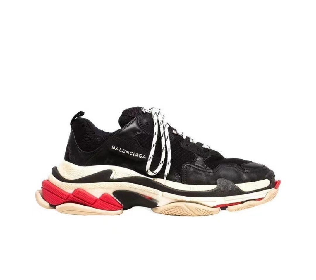 Pkstockx Balenciaga Triple S BLACK/WHITE-RED