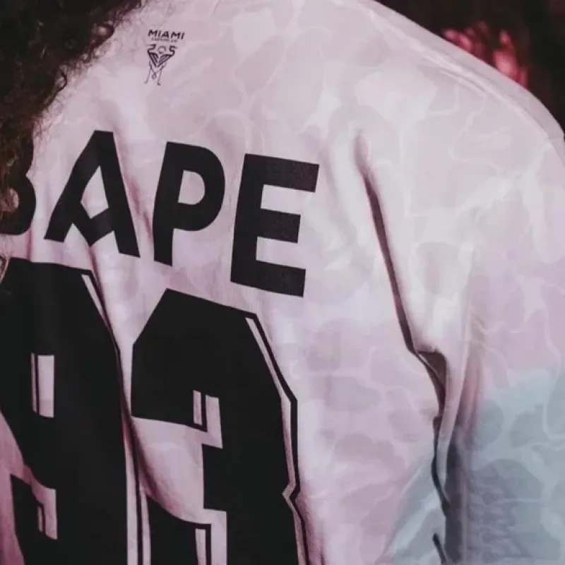bape x inter miami cf camo tee pink