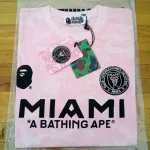 BAPE x Inter Miami CF Camo Tee Pink