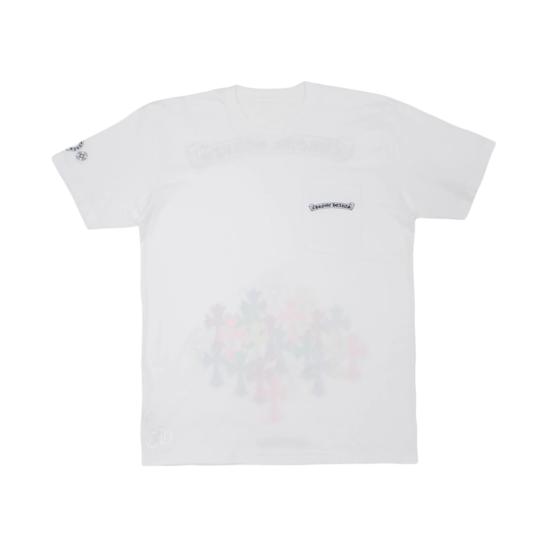 Chrome Hearts Multi Color Cross T-shirt White