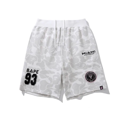 BAPE x Inter Miami CF Sweatshort White 01