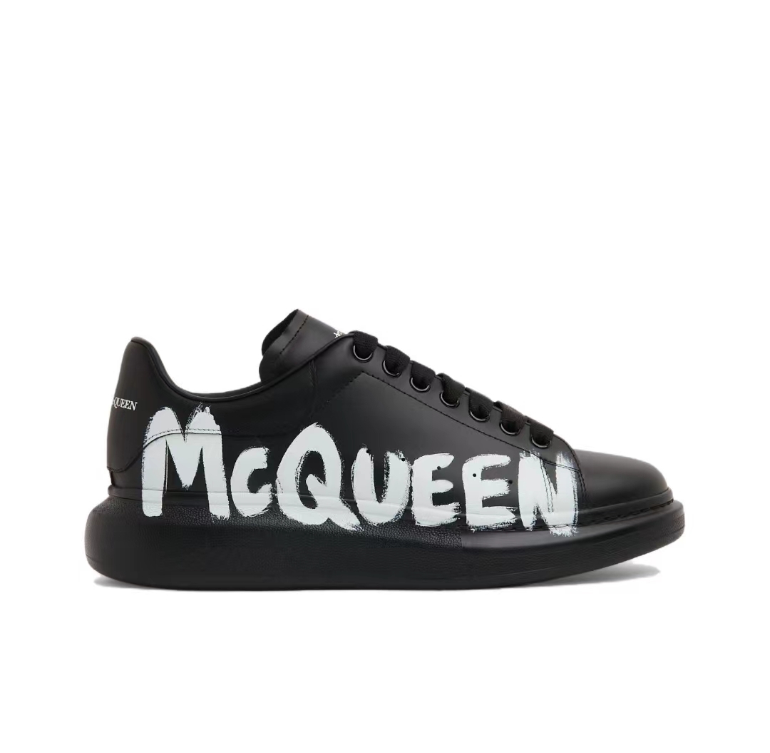 PK God Batch Alexander McQueen Oversized Graffiti Black