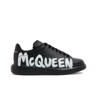 PK God Batch Alexander McQueen Oversized Graffiti Black 02