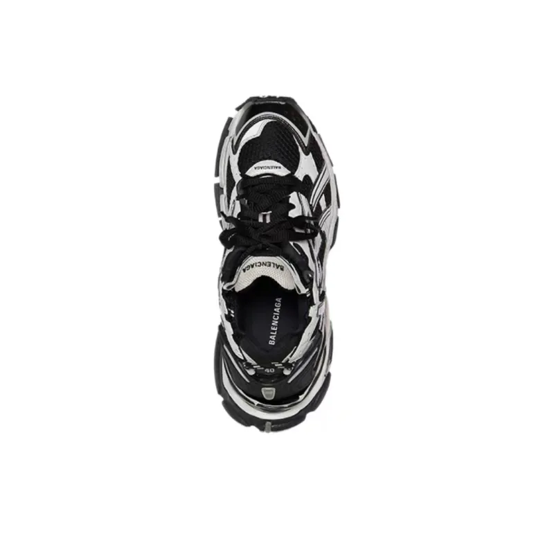 PK God Batch Balenciaga Runner White Black White