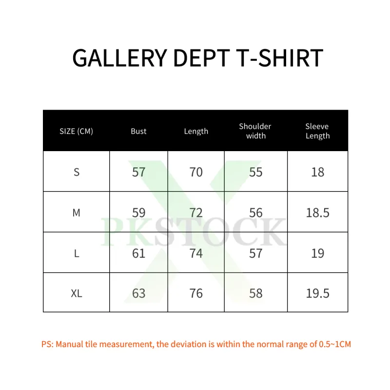 GALLERY DEPT. SOUVENIR T-SHIRT WHITE