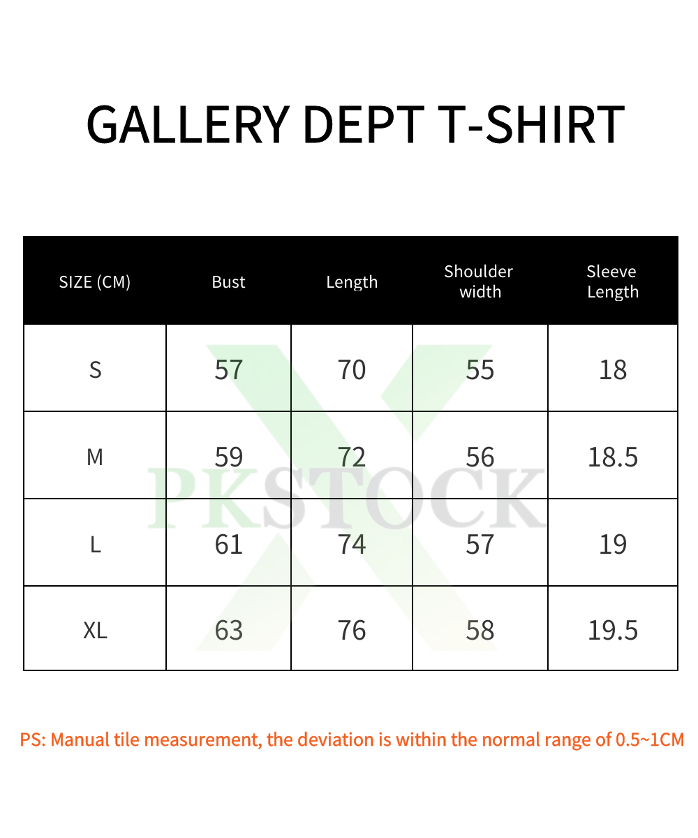 GALLERY DEPT. SOUVENIR T-SHIRT BLACK