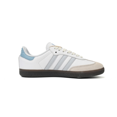 Adidas Originals Samba Vegan /OG White Light Blue ID2055 02