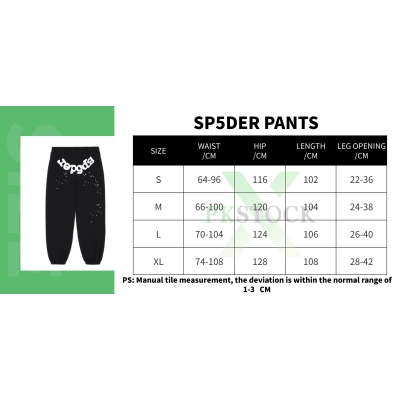 Sp5der P*NK V2 Sweatpant Black 02