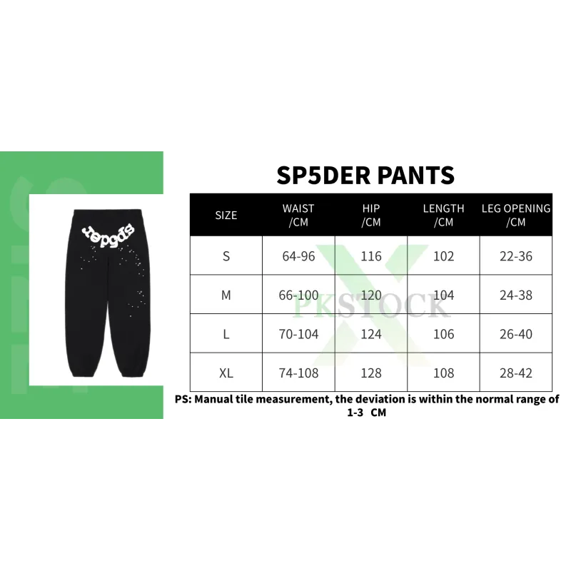 sp5der og web sweatpant black