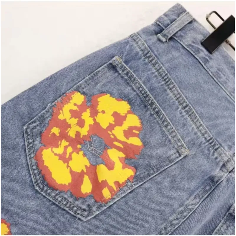 denim tears x offset 501 jeans light wash