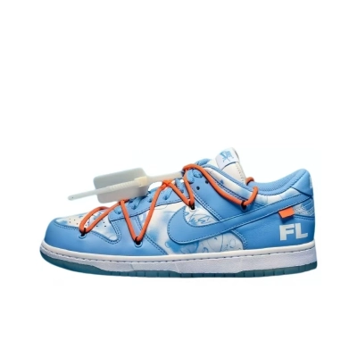 PK God Batch Nike Dunk Low Off-White Futura UNC  DD0856-403 01