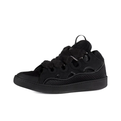 LANVIN Curb Sneakers Black 01