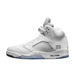 PK God Batch Air Jordan 5 Retro Metallic White 136027-130