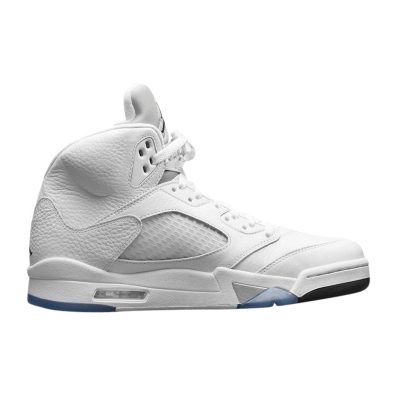 PK God Batch Air Jordan 5 Retro Metallic White 136027-130 02
