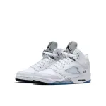 PK God Batch Air Jordan 5 Retro Metallic White 136027-130
