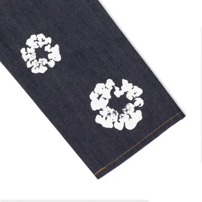 denim tears the cotton wreath jean selvedge
