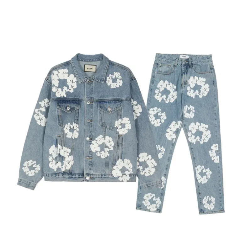 DENIM TEARS Jacket and jeans set