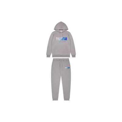 Trapstar Chenille Decoded Hoodie Tracksuit Grey Ice Flavours 2.0 Edition 01
