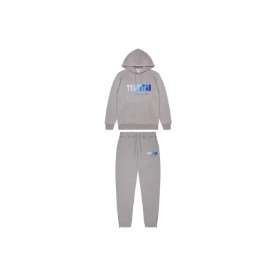 Trapstar Chenille Decoded Hoodie Tracksuit Grey Ice Flavours 2.0 Edition 01
