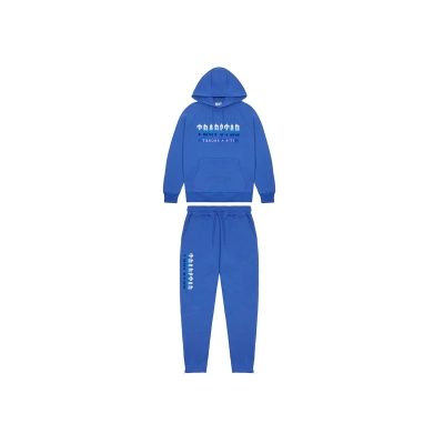 Trapstar Chenille Decoded 2.0 Hooded Tracksuit Dazzling Blue 01