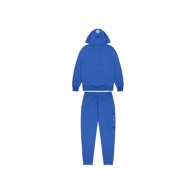 trapstar chenille decoded 2.0 hooded tracksuit dazzling blue
