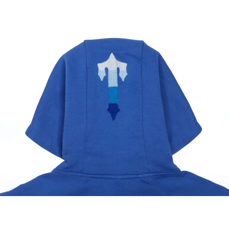 trapstar chenille decoded 2.0 hooded tracksuit dazzling blue