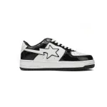 A Bathing Ape Bape Sta Low Black White 1H70-191-001
