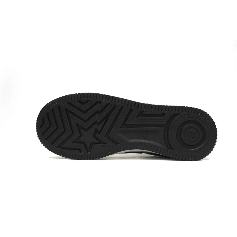 a bathing ape bape sta low black white 1h70-191-001