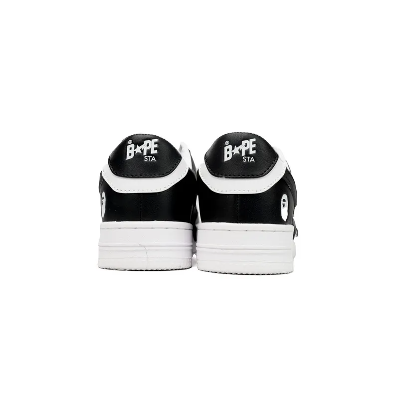 a bathing ape bape sta low black and white star ozxsh w291 306m