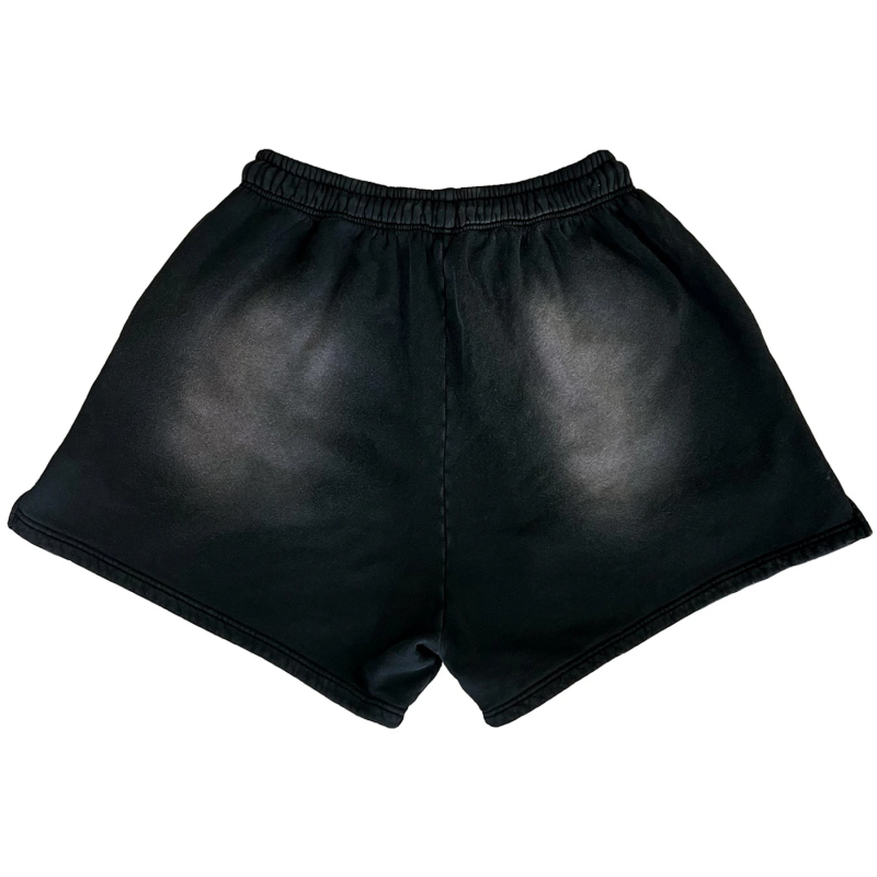 Hellstar Sports Flame Shorts Black