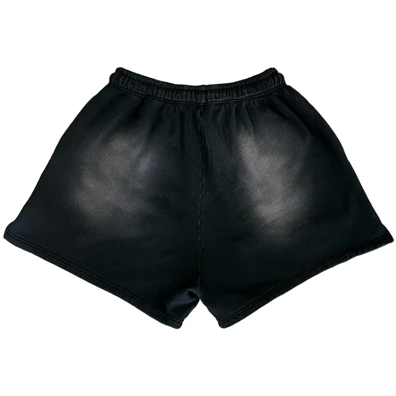 Hellstar Sports Flame Shorts Black