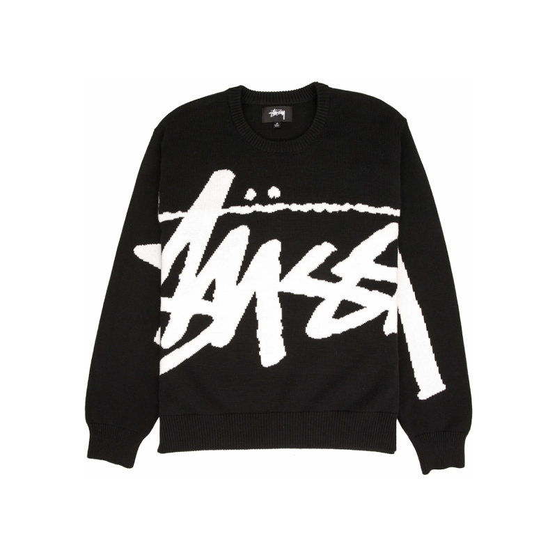 Stussy Stock Sweater Black