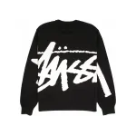 Stussy Stock Sweater Black