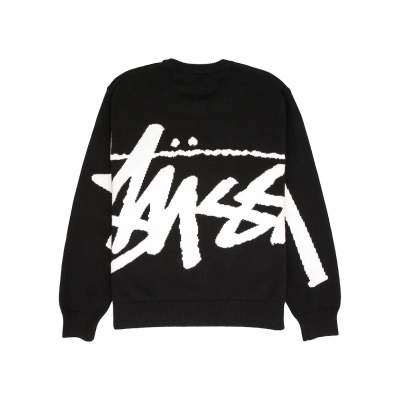 Stussy Stock Sweater Black 02