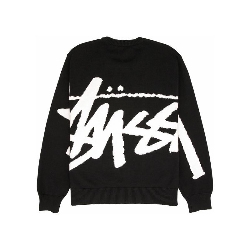 Stussy Stock Sweater Black